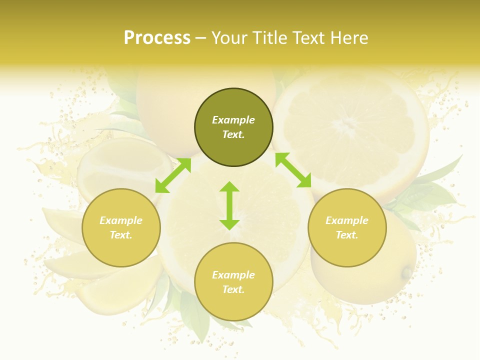 Citrus Lemon Ingredient PowerPoint Template