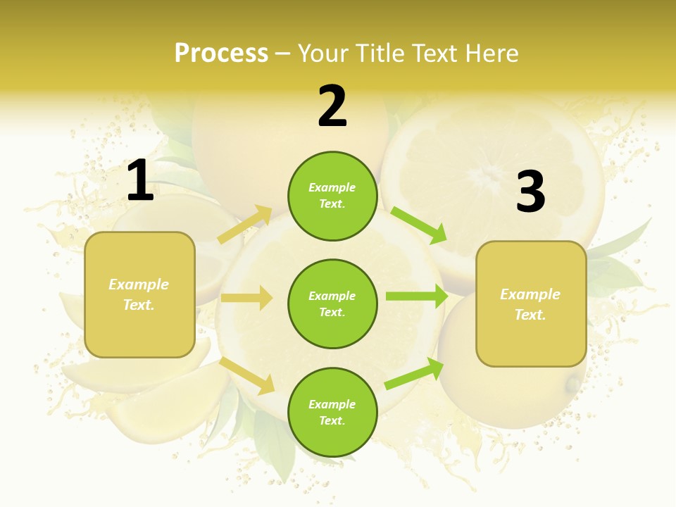 Citrus Lemon Ingredient PowerPoint Template