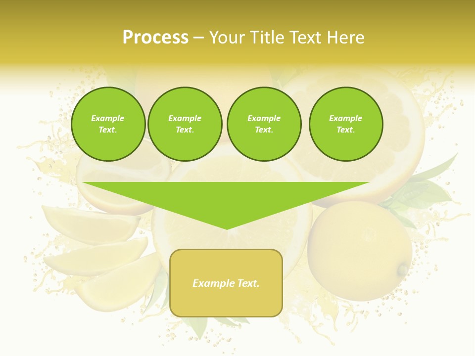 Citrus Lemon Ingredient PowerPoint Template