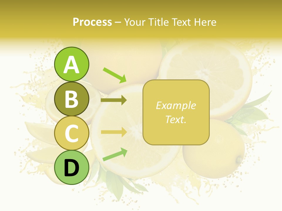 Citrus Lemon Ingredient PowerPoint Template