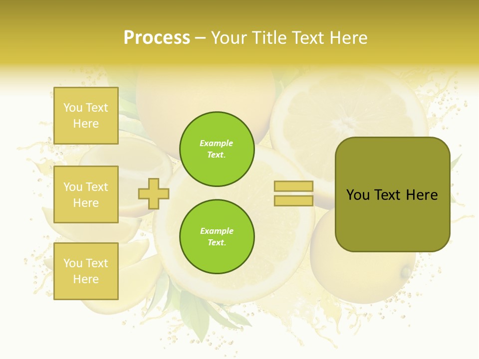 Citrus Lemon Ingredient PowerPoint Template