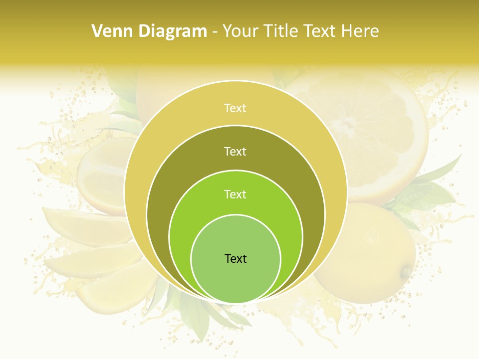Citrus Lemon Ingredient PowerPoint Template