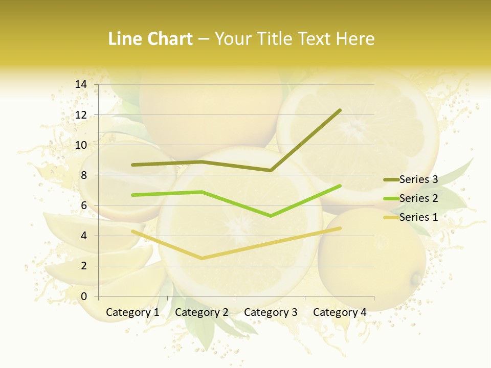Citrus Lemon Ingredient PowerPoint Template