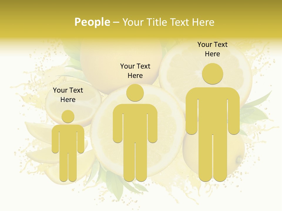 Citrus Lemon Ingredient PowerPoint Template