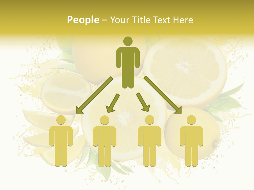 Citrus Lemon Ingredient PowerPoint Template