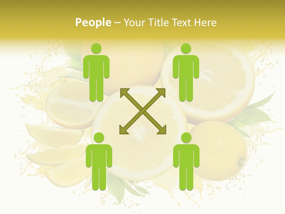 Citrus Lemon Ingredient PowerPoint Template