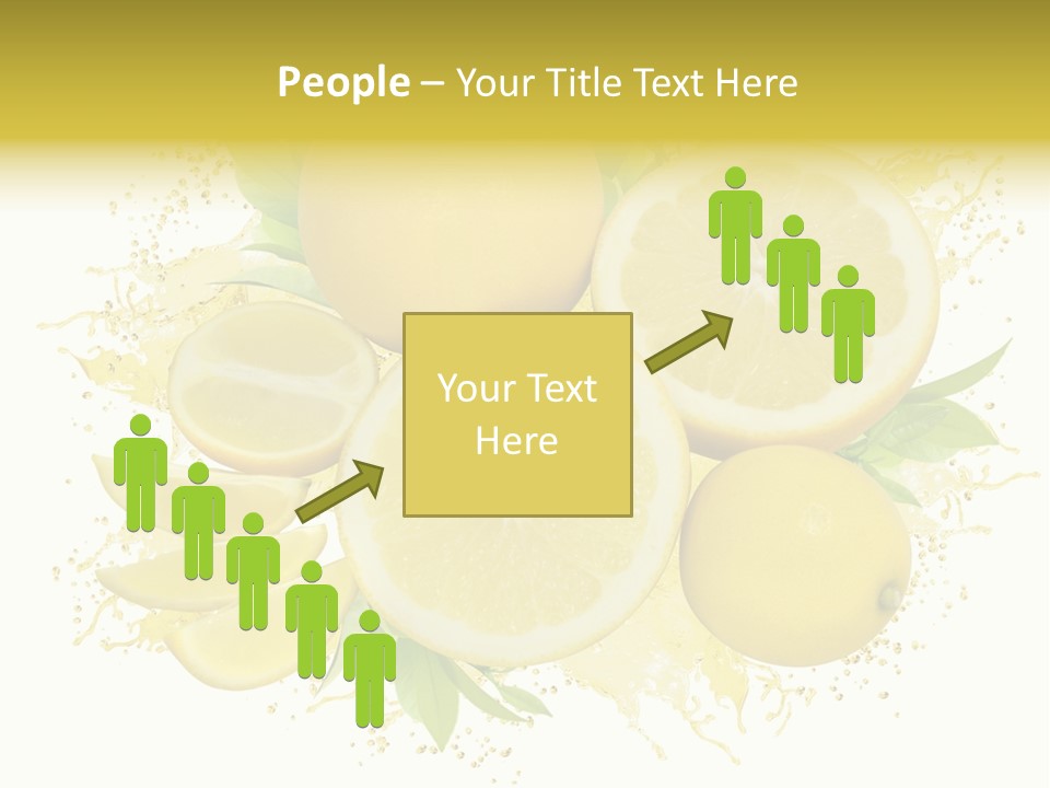 Citrus Lemon Ingredient PowerPoint Template