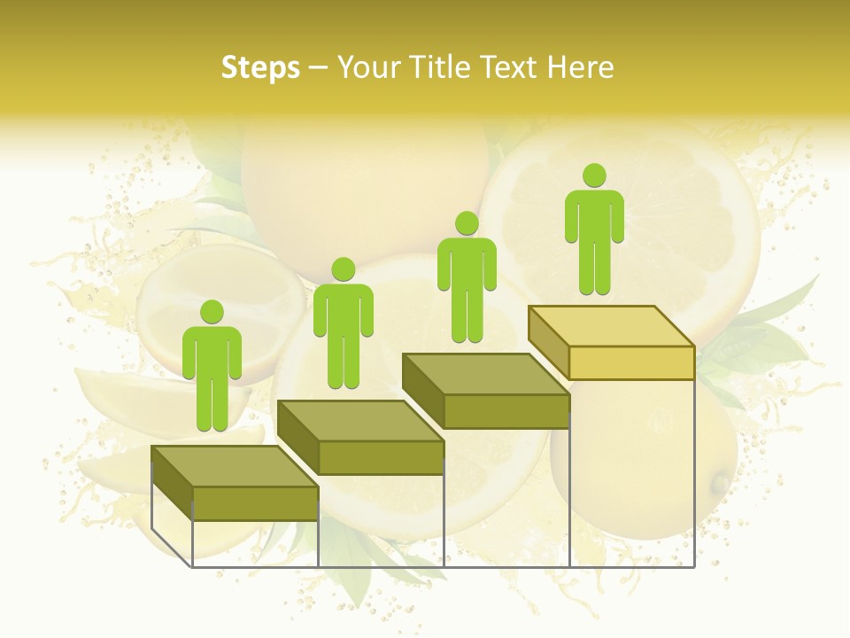 Citrus Lemon Ingredient PowerPoint Template