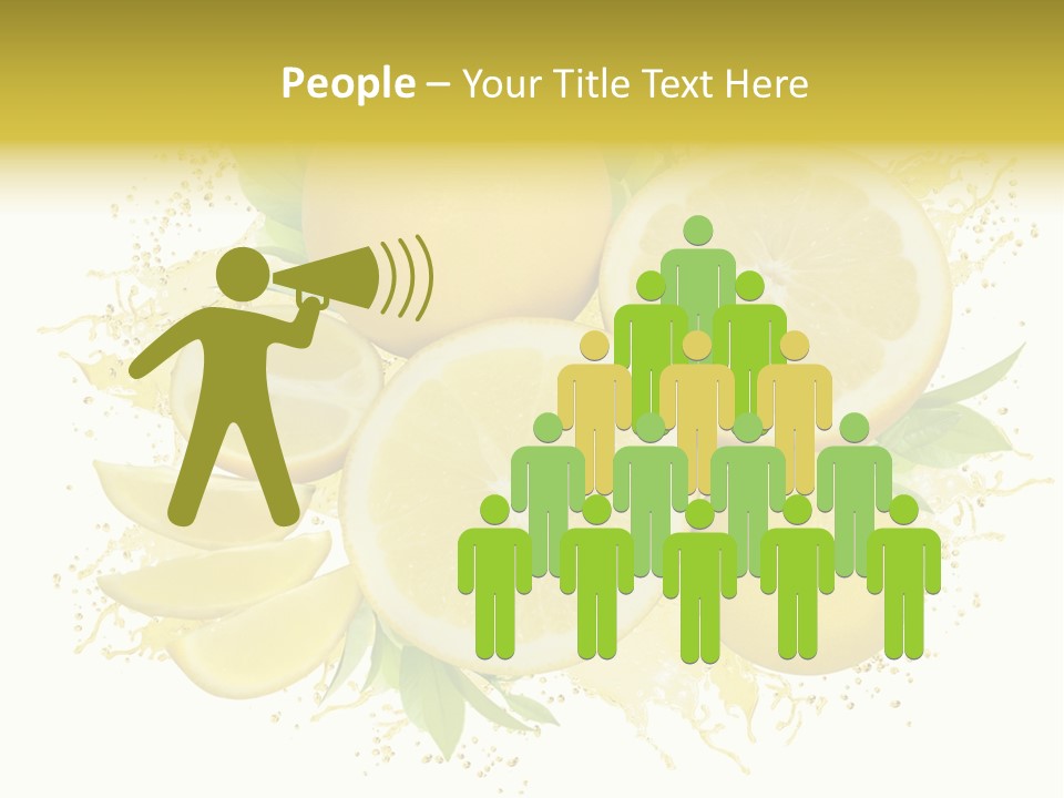 Citrus Lemon Ingredient PowerPoint Template