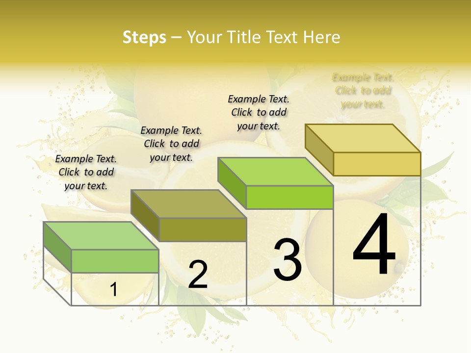 Citrus Lemon Ingredient PowerPoint Template
