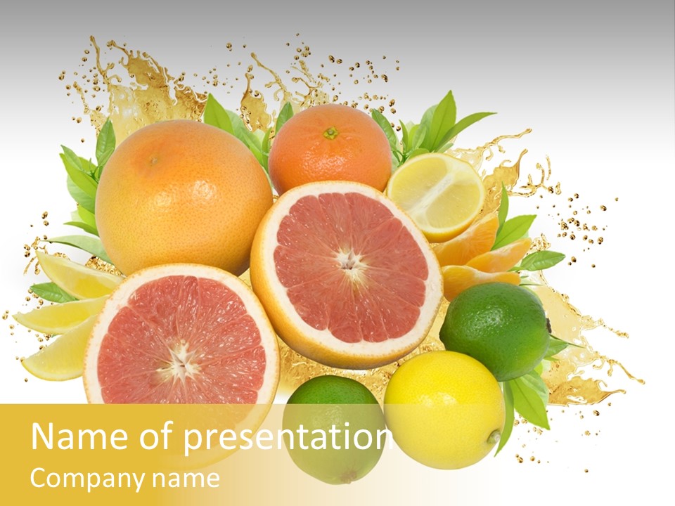 Vegetarian Isolated Raw PowerPoint Template