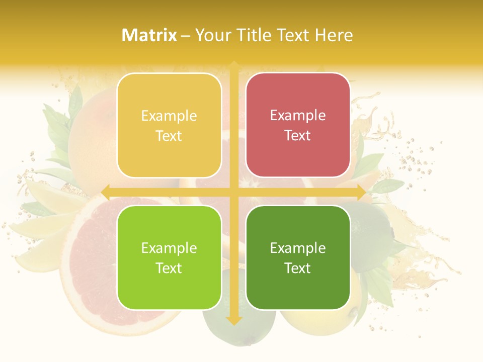 Vegetarian Isolated Raw PowerPoint Template