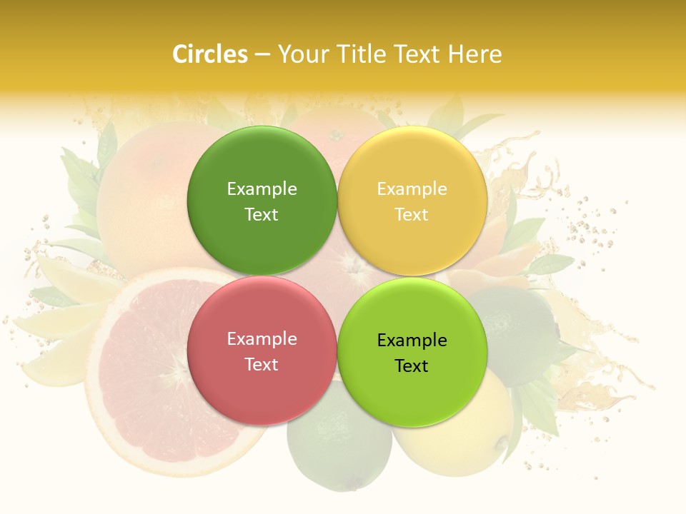 Vegetarian Isolated Raw PowerPoint Template