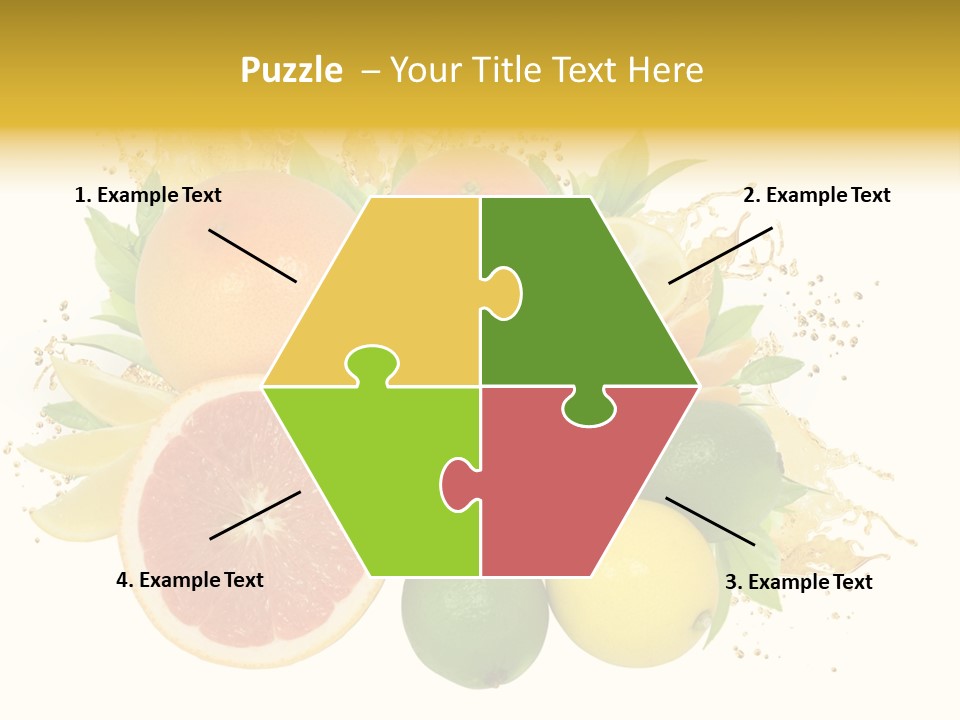 Vegetarian Isolated Raw PowerPoint Template