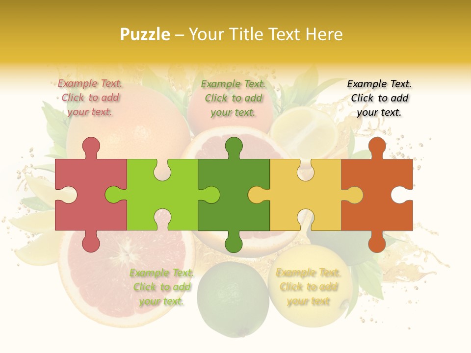 Vegetarian Isolated Raw PowerPoint Template