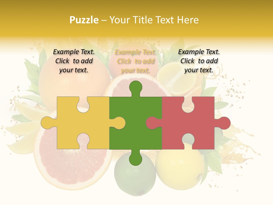 Vegetarian Isolated Raw PowerPoint Template