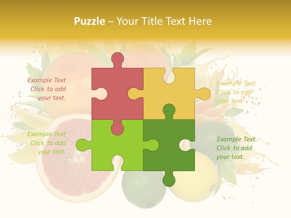 Vegetarian Isolated Raw PowerPoint Template