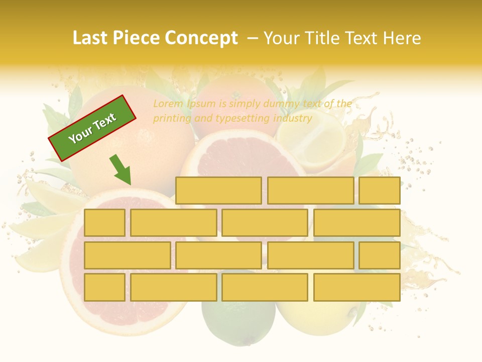 Vegetarian Isolated Raw PowerPoint Template