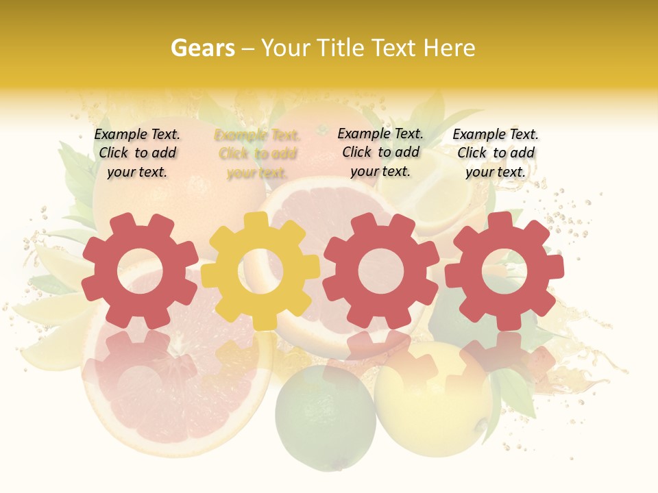 Vegetarian Isolated Raw PowerPoint Template