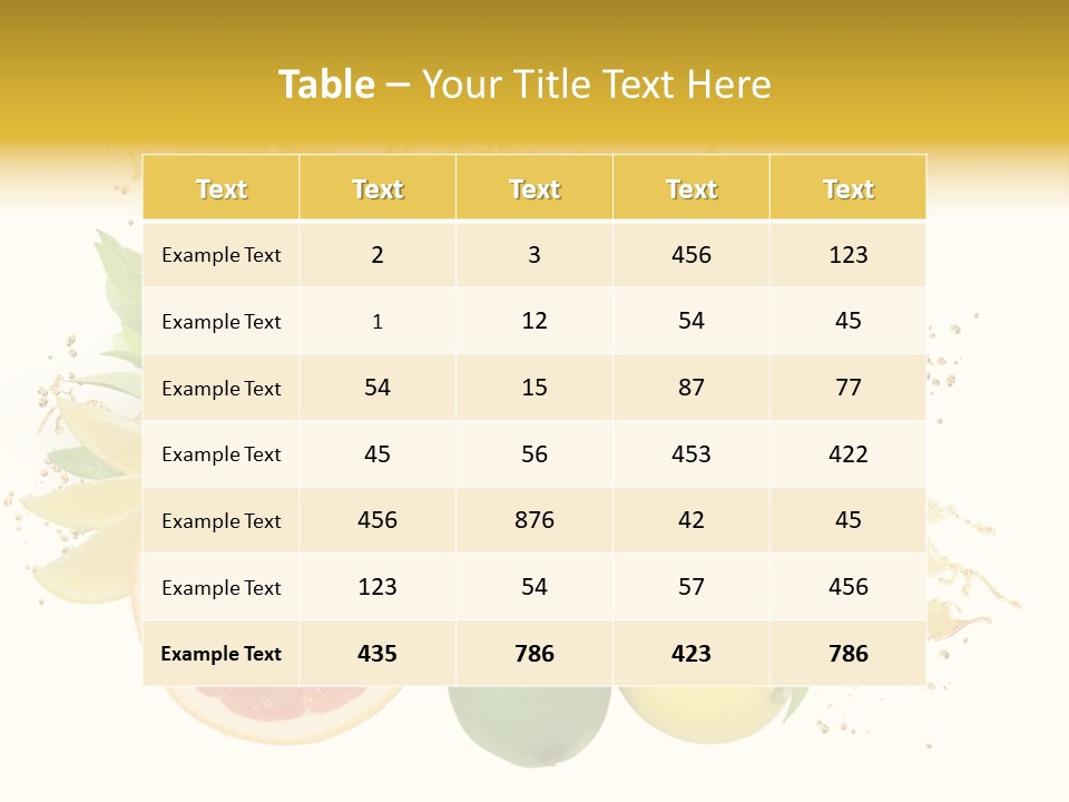 Vegetarian Isolated Raw PowerPoint Template