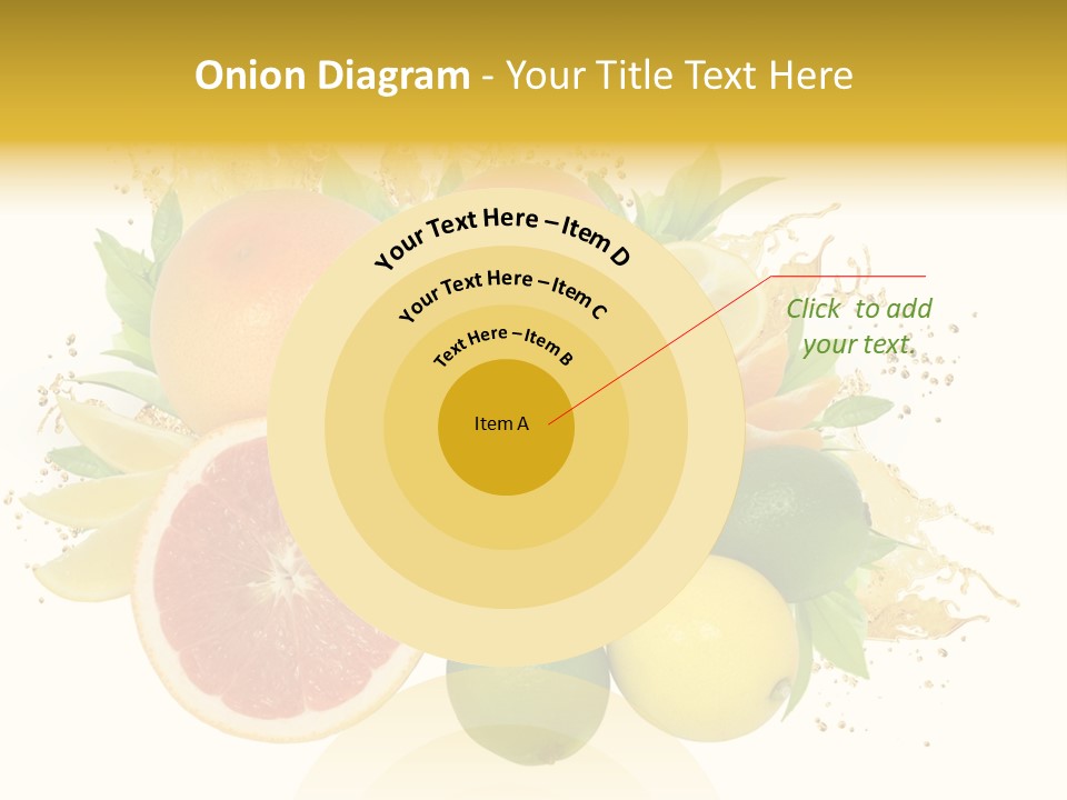 Vegetarian Isolated Raw PowerPoint Template