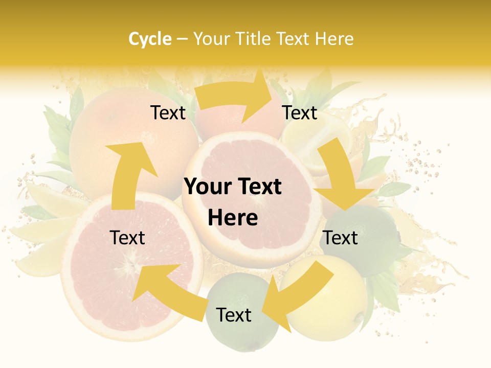 Vegetarian Isolated Raw PowerPoint Template