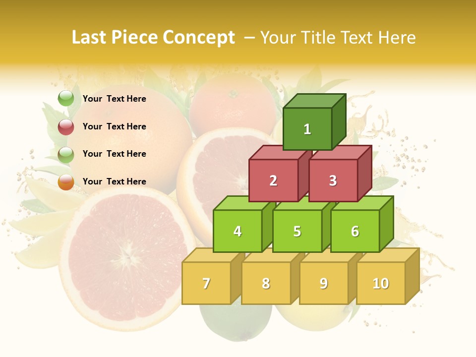 Vegetarian Isolated Raw PowerPoint Template