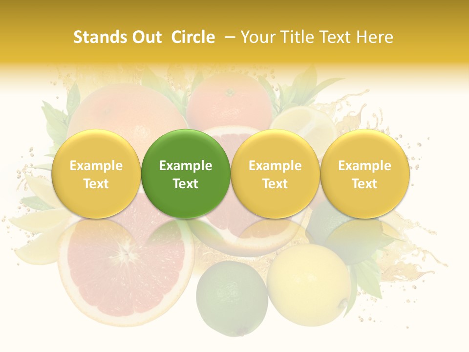 Vegetarian Isolated Raw PowerPoint Template