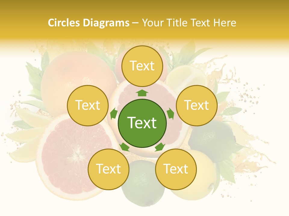 Vegetarian Isolated Raw PowerPoint Template