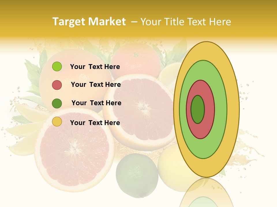 Vegetarian Isolated Raw PowerPoint Template