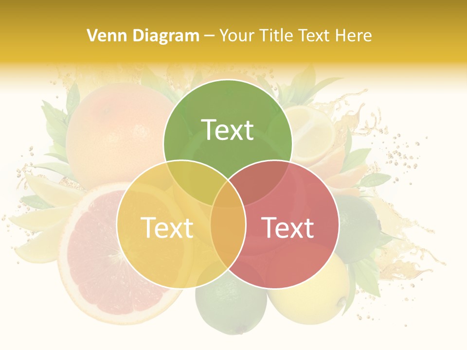 Vegetarian Isolated Raw PowerPoint Template