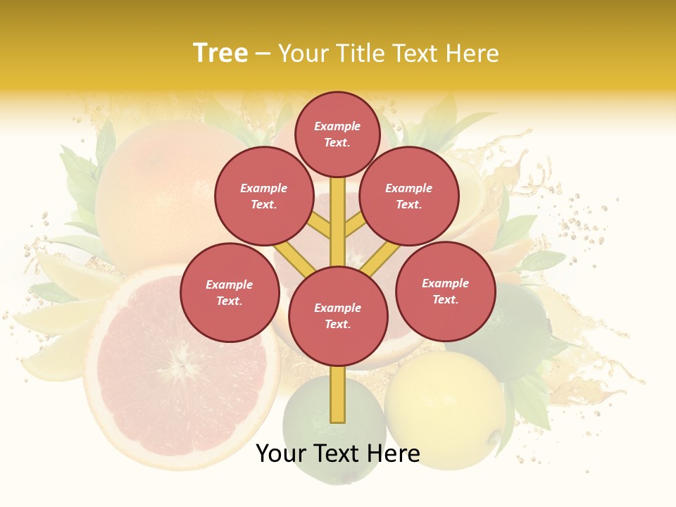 Vegetarian Isolated Raw PowerPoint Template