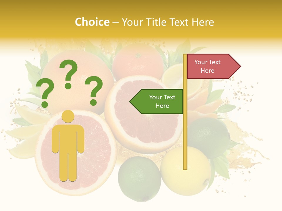 Vegetarian Isolated Raw PowerPoint Template