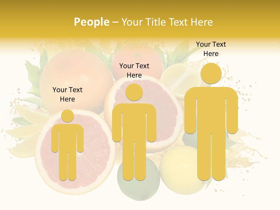 Vegetarian Isolated Raw PowerPoint Template