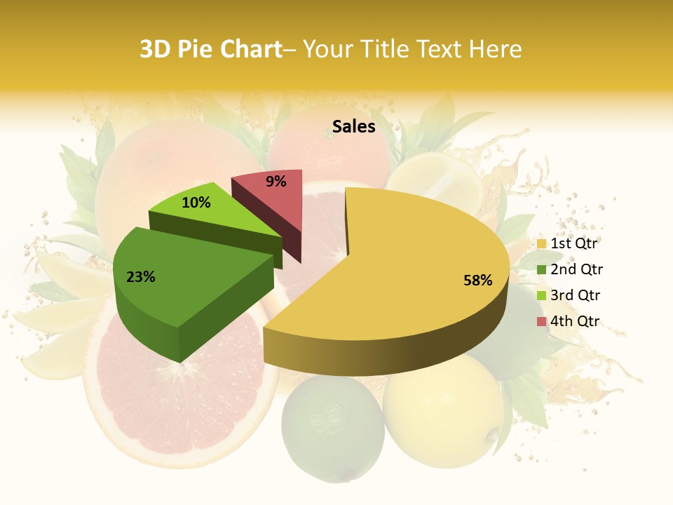 Vegetarian Isolated Raw PowerPoint Template