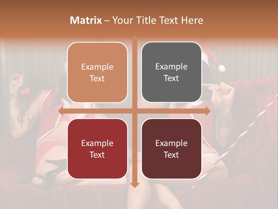 Girl Lewd Couple PowerPoint Template