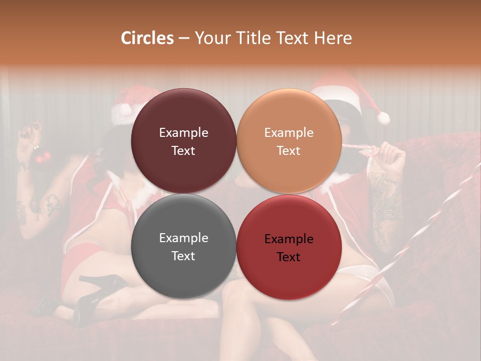 Girl Lewd Couple PowerPoint Template