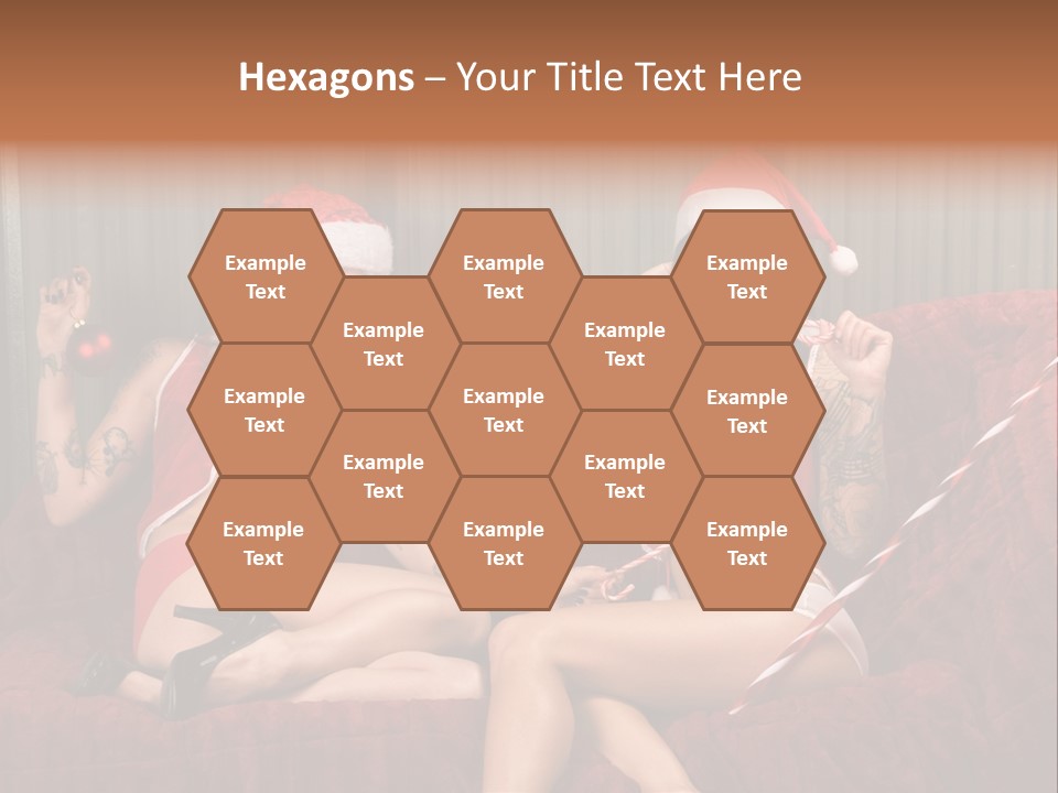 Girl Lewd Couple PowerPoint Template