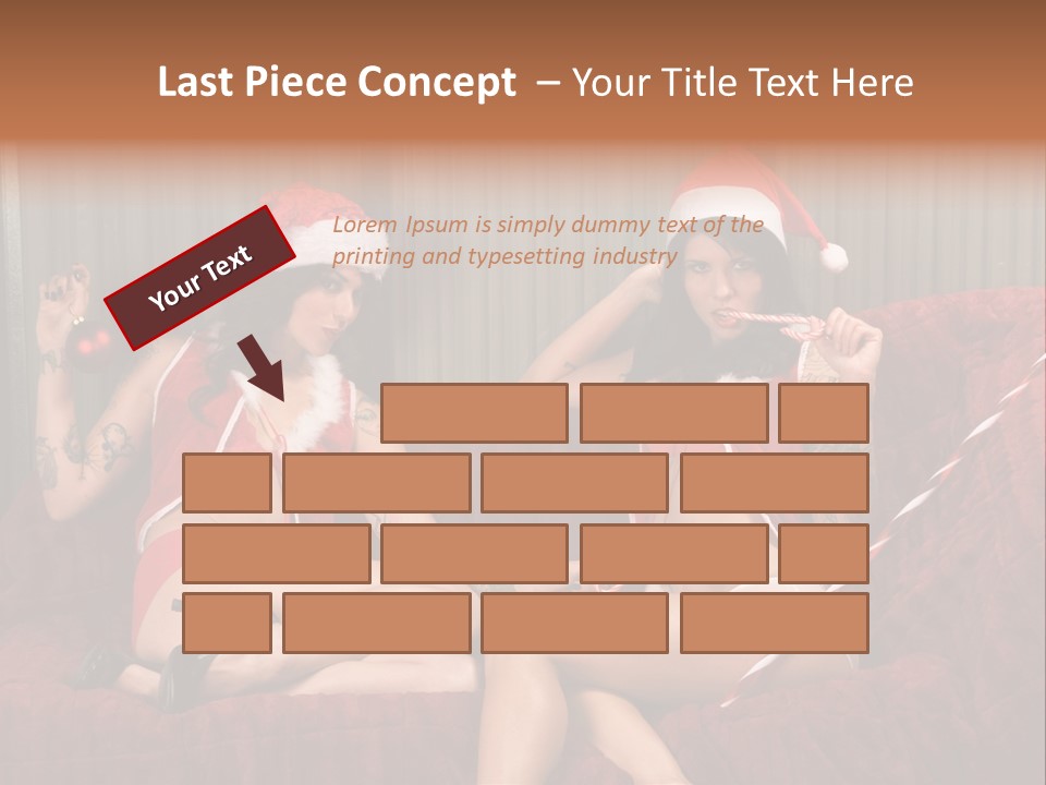 Girl Lewd Couple PowerPoint Template