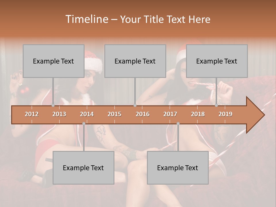 Girl Lewd Couple PowerPoint Template