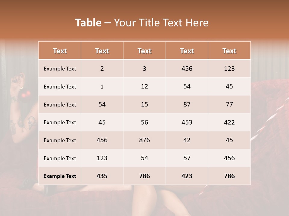 Girl Lewd Couple PowerPoint Template