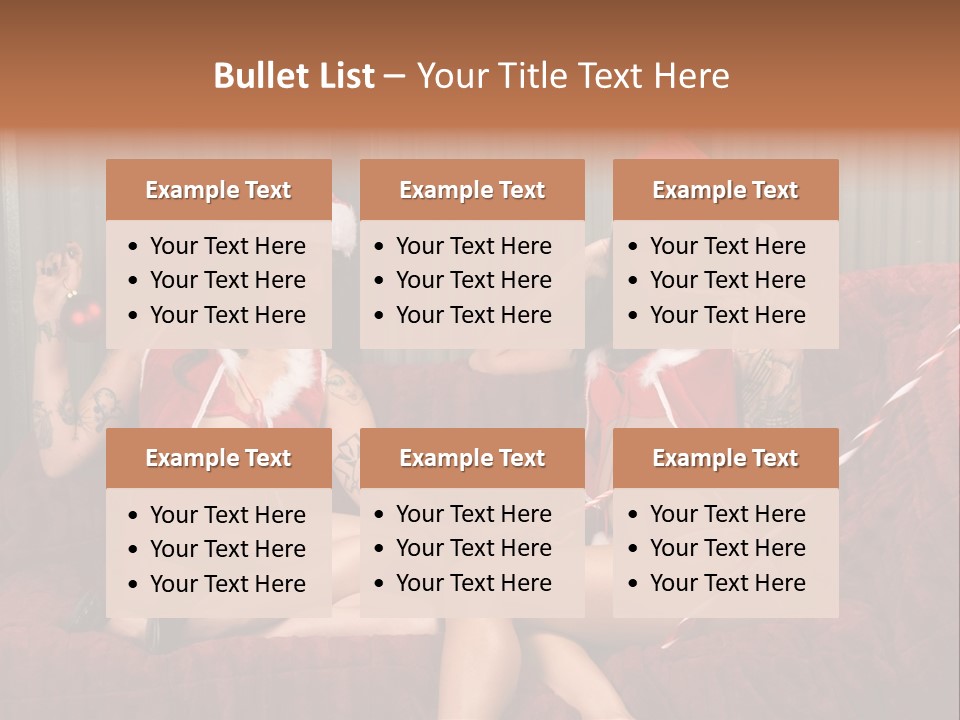 Girl Lewd Couple PowerPoint Template