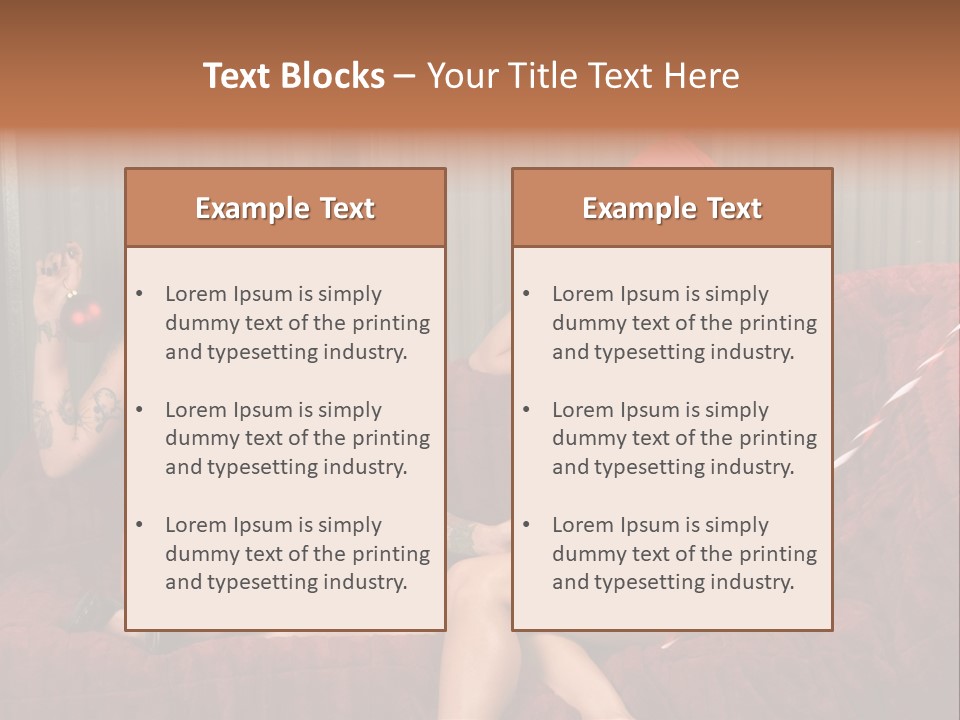 Girl Lewd Couple PowerPoint Template