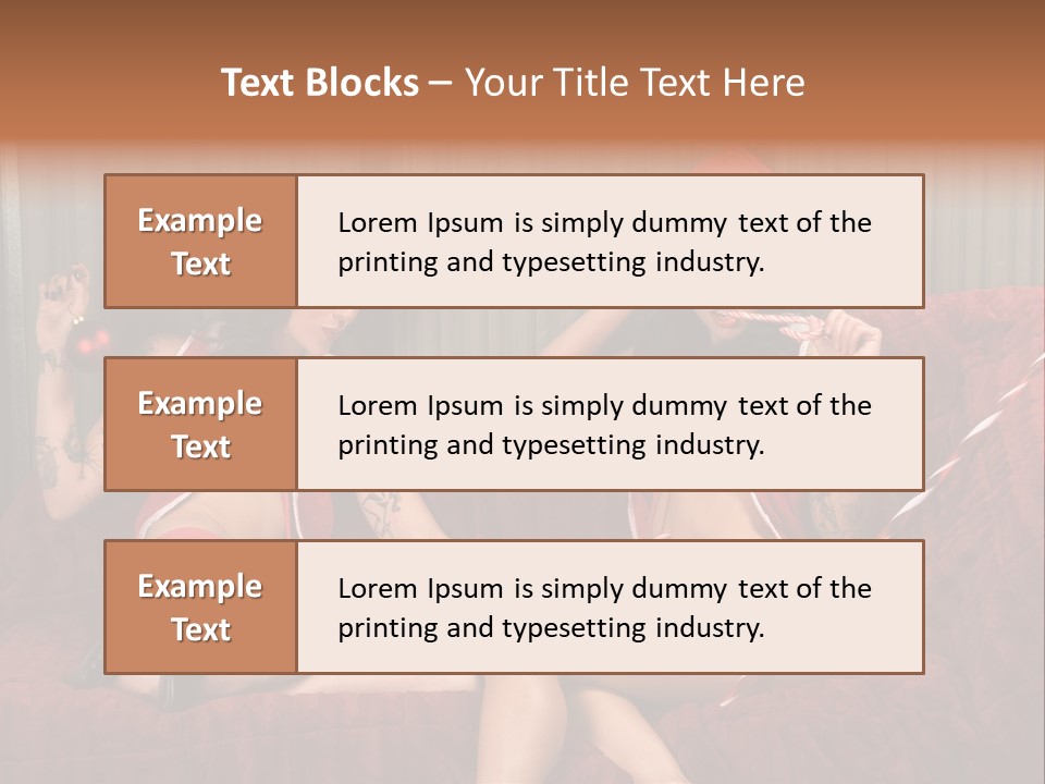 Girl Lewd Couple PowerPoint Template