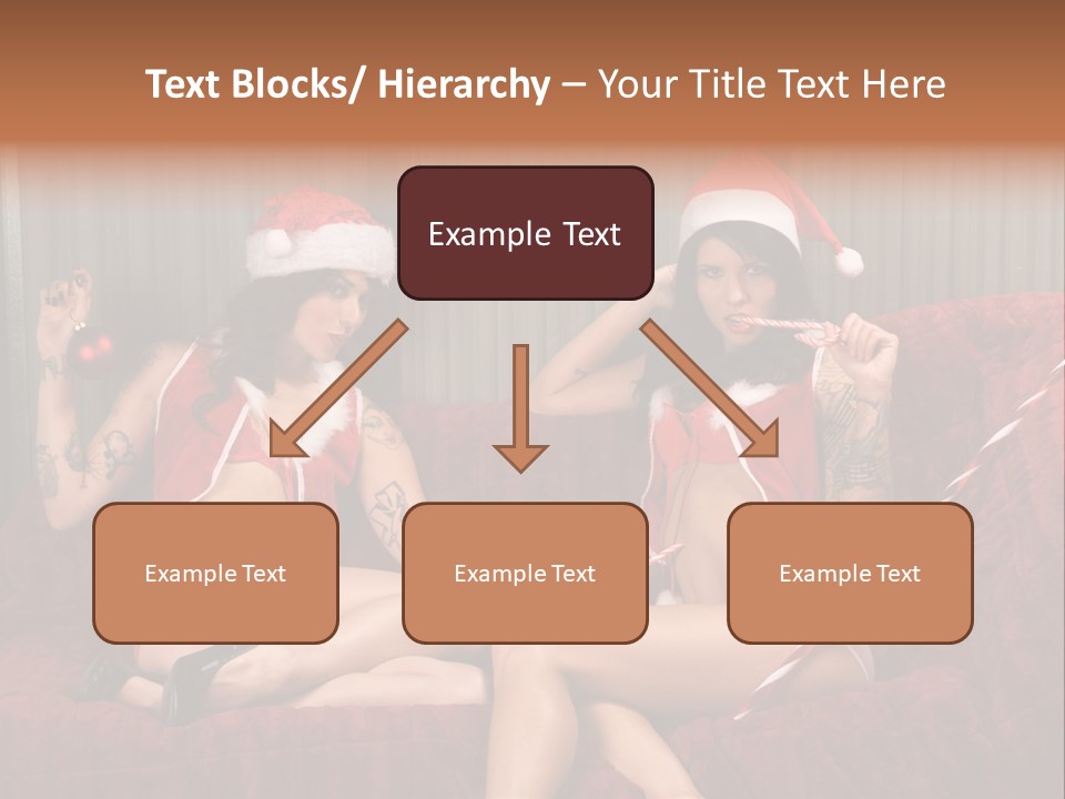 Girl Lewd Couple PowerPoint Template