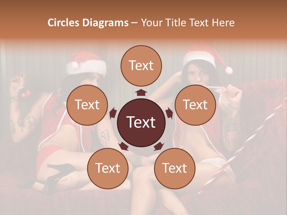 Girl Lewd Couple PowerPoint Template