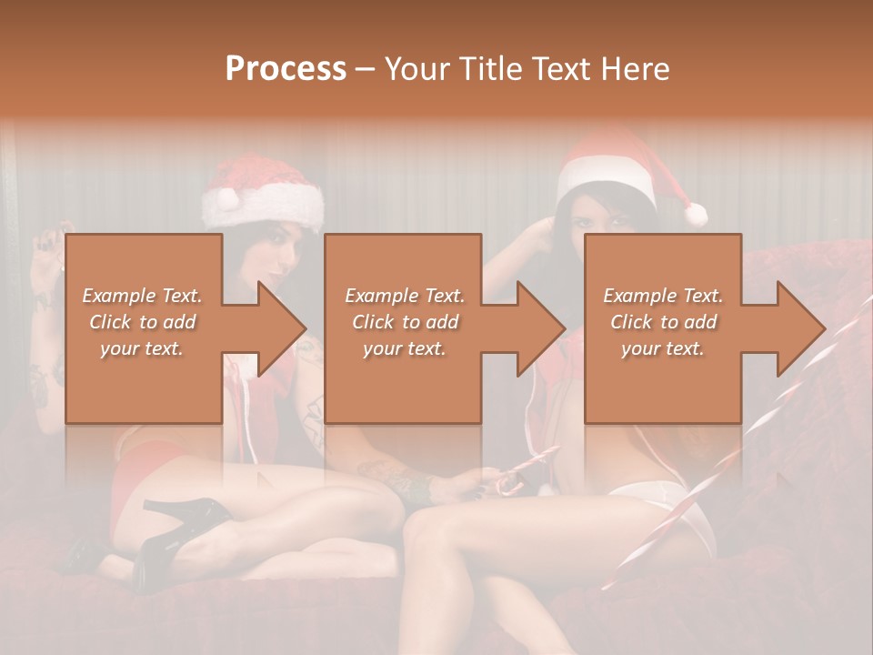 Girl Lewd Couple PowerPoint Template