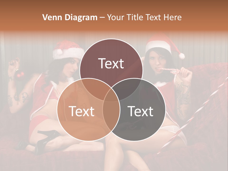 Girl Lewd Couple PowerPoint Template