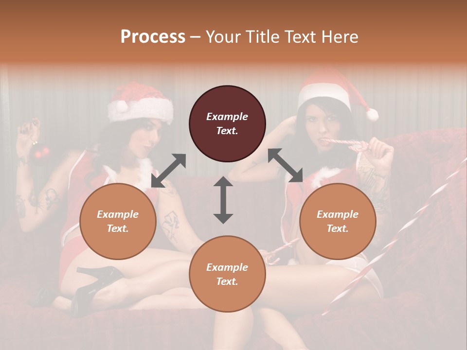 Girl Lewd Couple PowerPoint Template