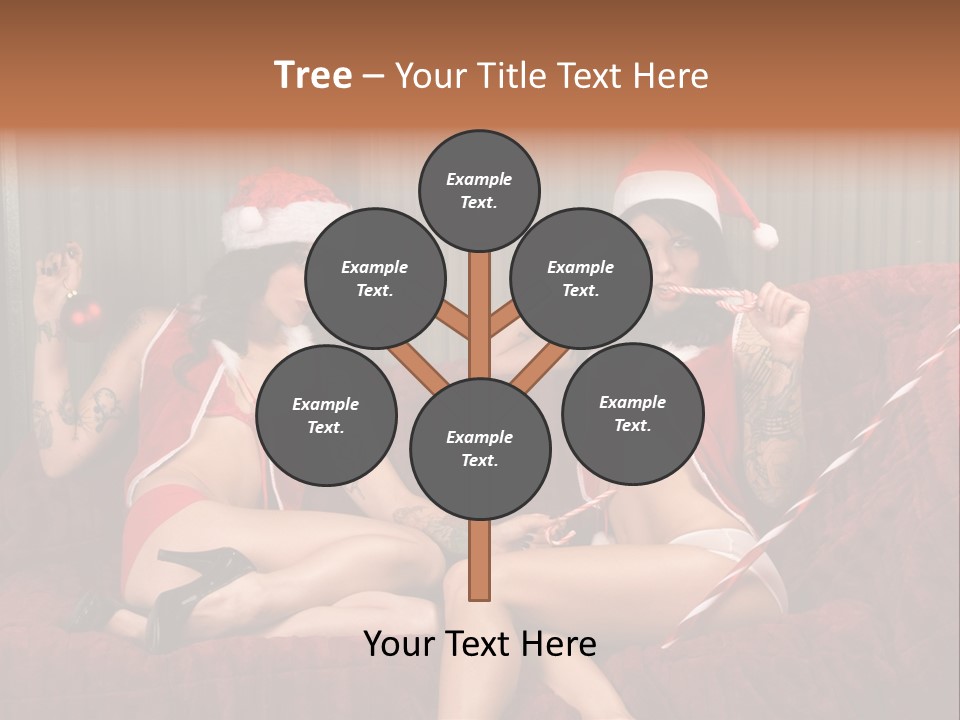 Girl Lewd Couple PowerPoint Template